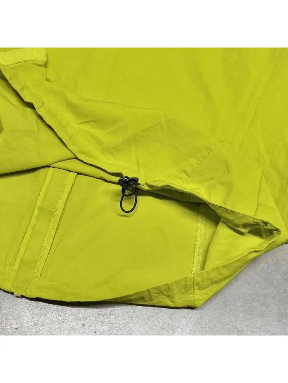 Arc'teryx Squamish Hoody Women's Small Yellow Windbreaker Jacket Light Full Zip - Picture 5 of 8